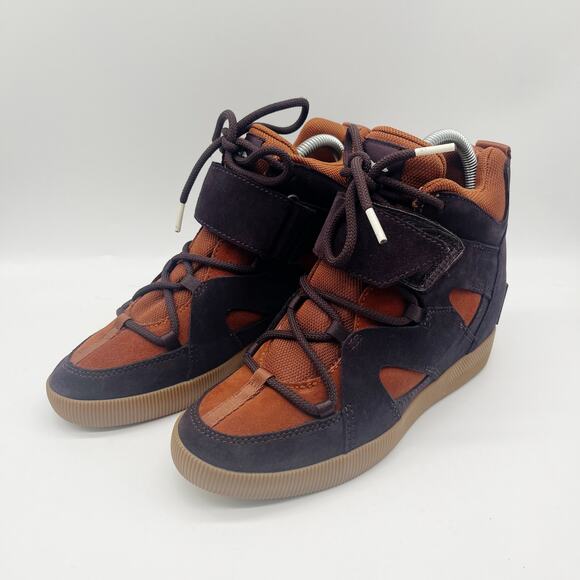 Sorel Women's Out N About Sport Wedge Sneakers Brown Size 7.5 - Picture 4 of 9